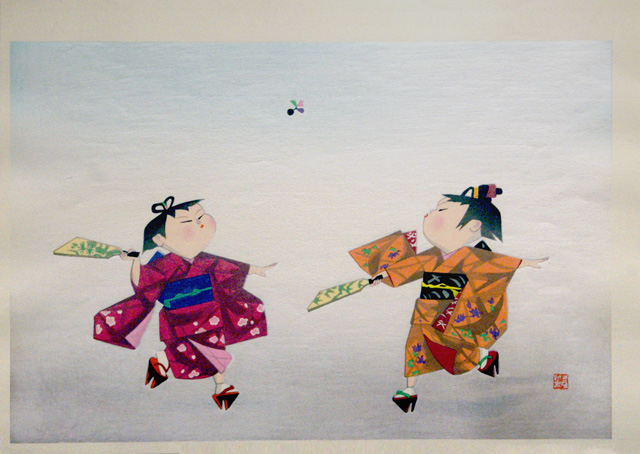 羽根つき